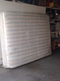 Luxury Queen Boxspring + Mattress pillowtop (Mcroskey) $200 1