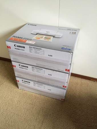 Brand New Canon PIXMA iP2820 Color Inkjet Printer $30 each 1