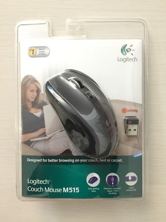 New Black Logitech Couch Mouse M515 for PC or Mac $10 1