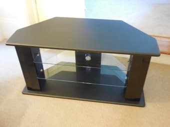 Black TV Stand $45 1