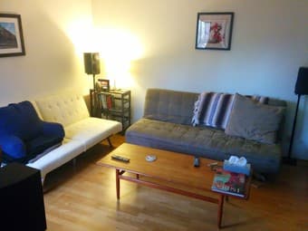 Microfiber futon, good condition $100 1