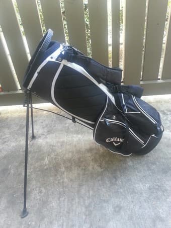 [Sale-Mark-down] TV & Antenna; Golf Push Cart; Stand Bag; and Metal Be 3