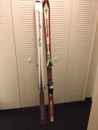 $60 Rossingnol Bandit Xx Snow Skis with Bindings 1