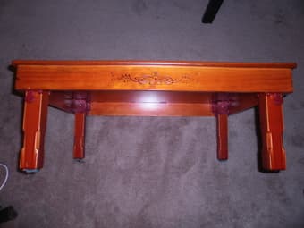 folding coffee table for 6 people. $15 2