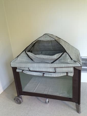Practically brand new Eddie Bauer Playard 2