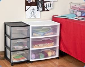 Like NEW White Sterilite 3 Drawer Large Storage Unit/ Container - $20 1