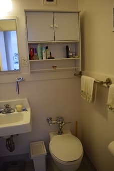 BATHROOM FURNITURE / WHITE WALL CABINET 2
