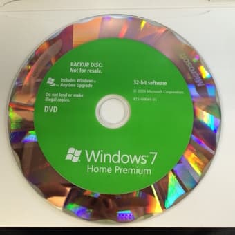 Microsoft Windows 7 Home Premium Upgrade 32 Bit Disk Kit - 40$ 1