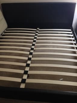 King (aka European King) Bed Set and Stearns Foster Mattress - $600 2