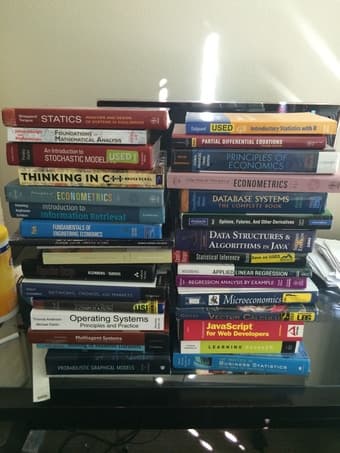 HEAVILY Discounted CS,Econ,Stats Textbooks 1