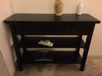 counter height table with drawers 2