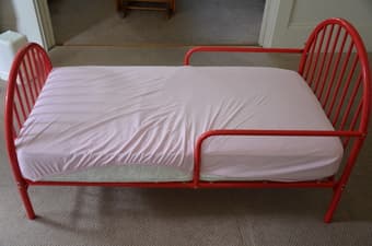 leaving sale with low price, kid bed with matress $40, heater $20 1