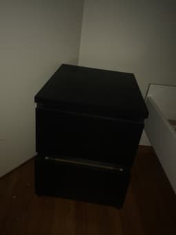 Nightstand with drawers ($15) 1