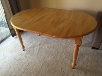 Large dining table -- $60 1
