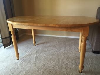 Large dining table -- $60 2