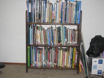 Foldable book shelf for sale  $10 2