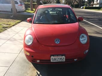 2001 VW red beetle 3