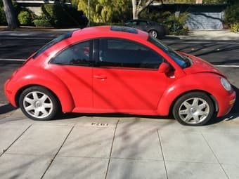 2001 VW red beetle $3000 2