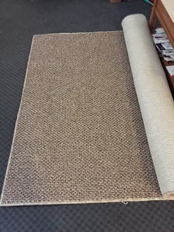 shoe rack, floor lamp, rug 2
