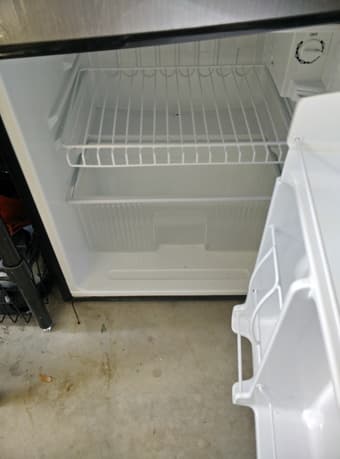 Emerson mini fridge with freezer, $50 2