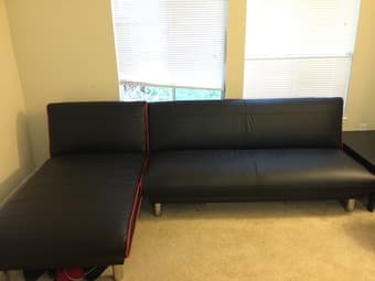 Sofa bed + Chaise (Delivery included) 1
