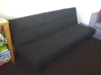 black futon for $120 1