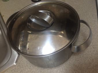 Steel pot for $10 1