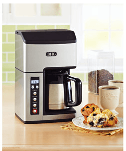 BHG fully automatic 10-cup Grind & Brew coffee maker 1