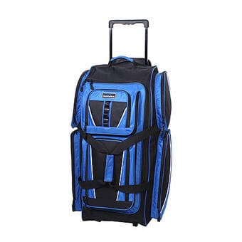 Pinnacle Rolling Duffle Bag Blue/Black - $80 1