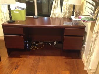 Study table with size table free $90 for both! 2
