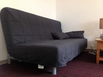 IKEA SOFA THAT BECOMES QUEEN SIZE BED! 1