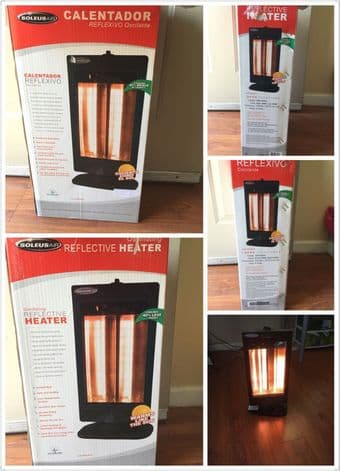 reflective heater -- $15 1