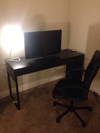 Selling Ikea MICKE Desk & Fingal Swivel Chair 1
