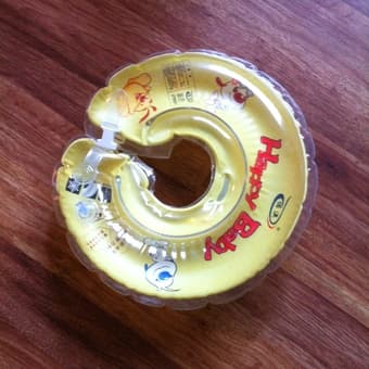 Moving sale- clock, oil painting and inflatable baby swim neck float 3