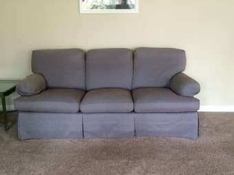 Baker sofa + loveseat 1