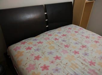 Queen size bed & frame (for pick-up TODAY) @$100 1