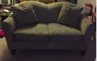Sell living room set (couch, love seat, chair and ottoman) - $500 2