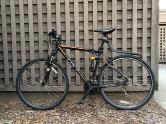 Used hybrid bike (large frame) incl. U-lock - $280 OBO 1