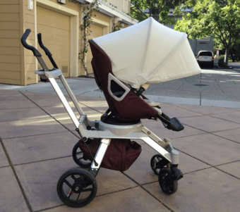 Orbit + Britax Stroller and extra firm crib mattress with bumper 1