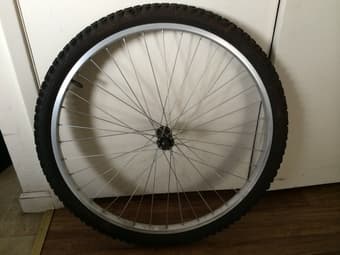26'' mountain bike front wheel for sale--$10 1