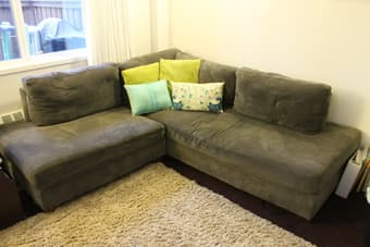 Charcoal Sectional Sofa 1