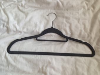 55-60 hangers- sturdy, space saving, non-slip 1