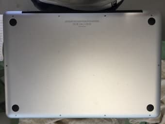 15 inch MACBOOK PRO, 8GB, solid state drive, quad core 3