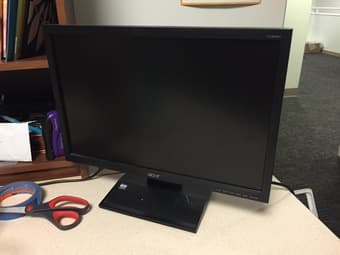 Futon and Monitor 2