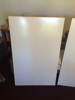 2x large heavy duty dry erase / whiteboards (30"x47") - $25 1