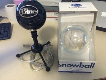 Blue Snowball USB Microphone - like new - with box - $30 2