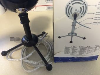 Blue Snowball USB Microphone - like new - with box - $30 3