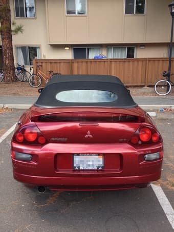 2001 Mitsubishi Eclipse GT Spyder, Clean Title, Low miles - $3500 3