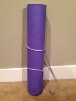 Basket and yoga mat for sale 1