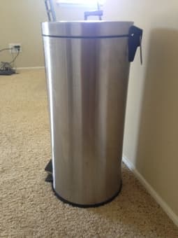 30-gallon Stainless Steel Trash Can - $35 1